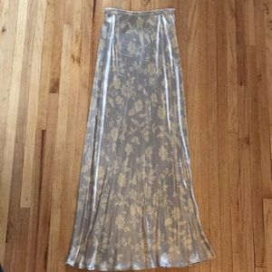 Vintage Express long floral skirt
